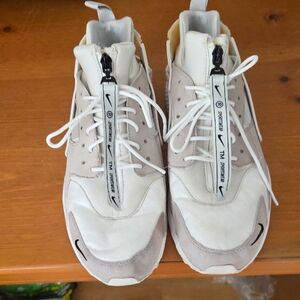 Nike White and Tan Men's Sneakers